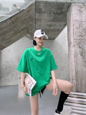 韩版时尚休闲短袖T恤，女装T恤，璐玩美