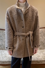 雪花呢羊羔毛呢子外套男秋冬季中长款立领大衣XZ514-2-2234-P100，男装毛呢大衣，星座514-2(原B239)