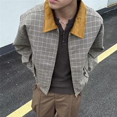 JK22-P642025春秋痞帅外套男ins高街潮牌港风日系原宿风韩版潮流，男装T恤，电商B323A