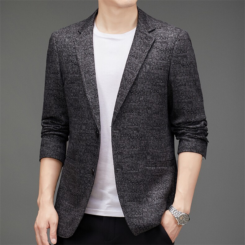DJ8825钱塘2020-3商务休闲简约秋冬季新款中年男士西服P147,男装西服,钱塘207-3