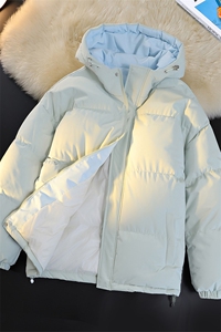 冬季clean撞色棉服中性加厚连帽短款棉衣 HZ8811-特P68不议价图片
