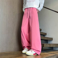 春季新款男女同款直筒弯刀休闲裤DSA157B-K2608-TP38，男装休闲裤，电商A157B