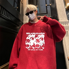 高质量！秋冬季半高领毛衣男加绒加厚线衣男针织衫男MY247-特p38，男装针织衫/毛衣，电商B367