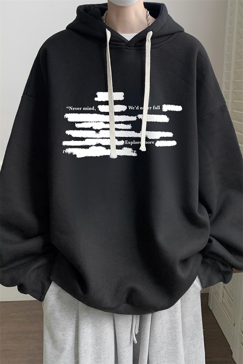 连帽卫衣男大码胖子帽衫大号运动服WY2445-P35,男装卫衣,电商A040