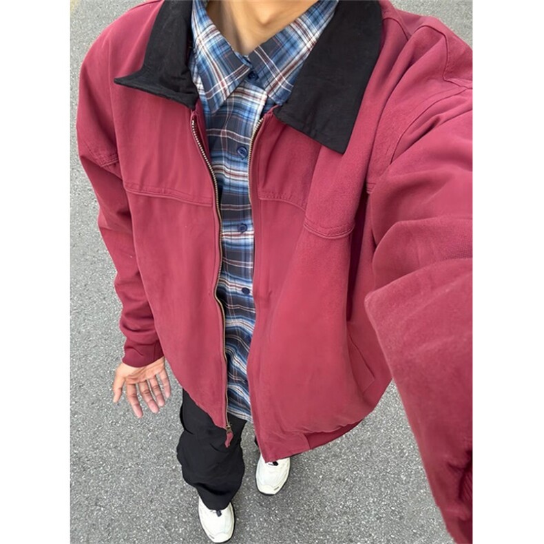 日系潮牌工装夹克男秋冬宽松vintage百搭翻领底夹克JWT187，男装夹克，星座1116A（原606A-3）