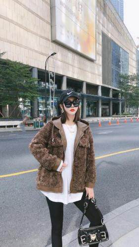 巧析，皮毛一体，两色三码，女装，巧析