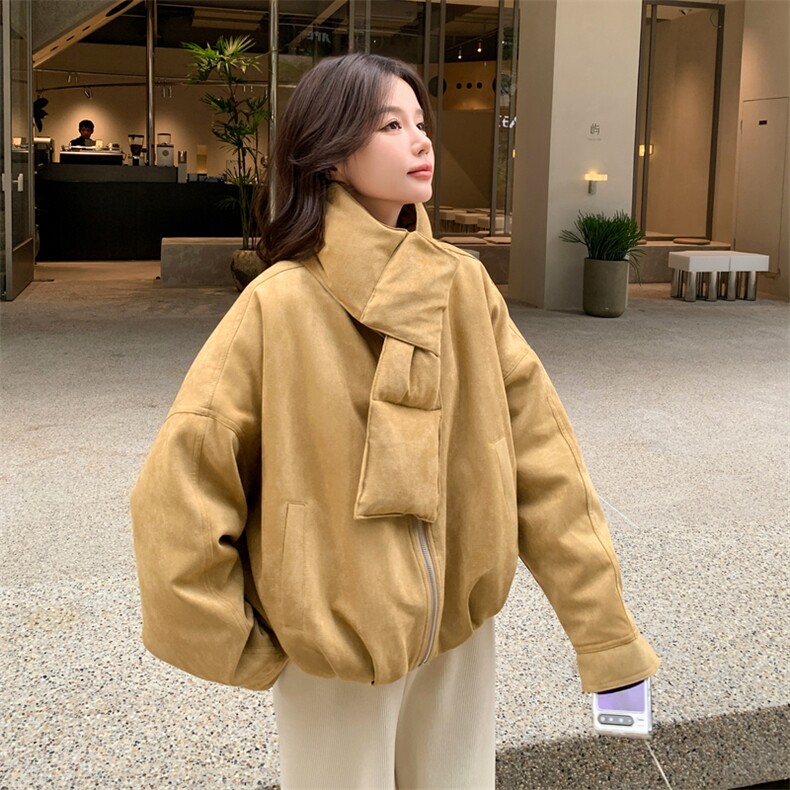 【】新款冬季保暖休闲短款羽绒服送围脖2526-P285-K385,女装羽绒服,2C127