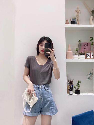 销量王销售破10w100%巴黎天丝T，女装，柒外