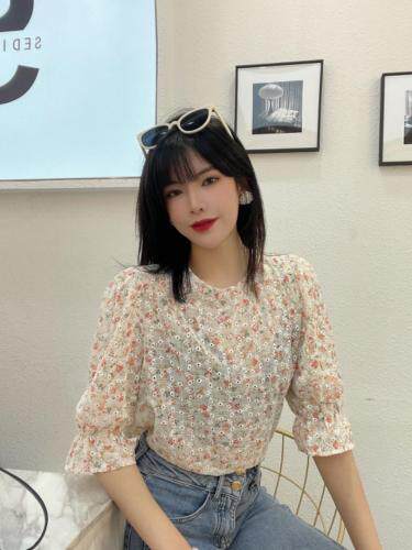 夏季新品碎花上衣，女装，色调轩