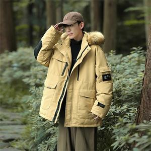 户外2026新品冬季宽松棉服派克服毛领冬装加厚外套D010-P145图片