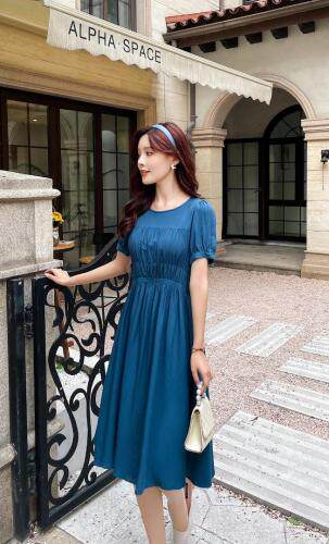 现货夏装新款天丝面料连衣裙爆两色四码，女装连衣裙，艾涵o