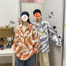 910A-Y114-P75控98秋装新款情侣撞色休闲夹克韩版学院风外套，男装夹克，星座910A