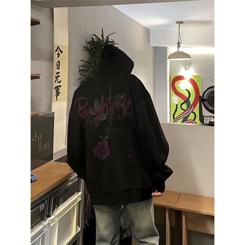 XZ809A/WM04/P55/控68/加绒P65/控78华棉连帽印花卫衣无帽绳款,男装卫衣,星座809A(原222-1)