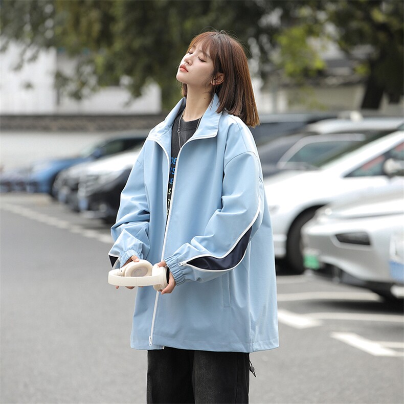 815A-MJ78612-58特秋冬拼接立领服外套夹克潮牌冲锋衣服,男装夹克,星座815A