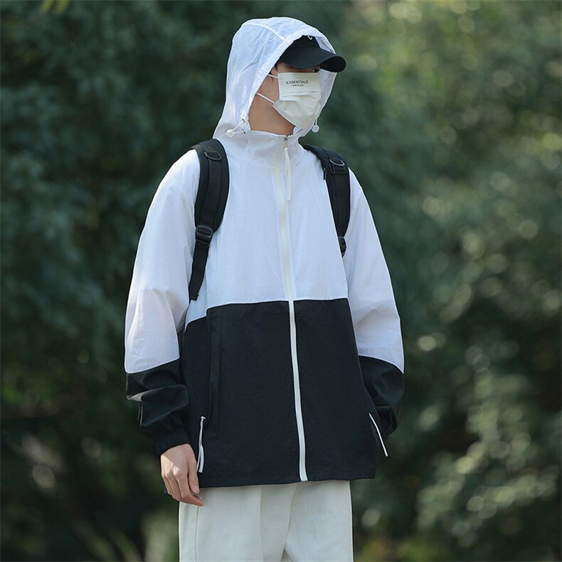 防晒指数UPF50+报告防晒服男外套防晒衣HD045-7705-P45控76,男装防晒衣,星座914-4