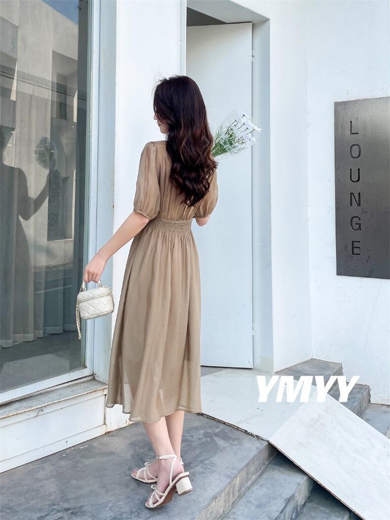 现货夏季新款全名补单连衣裙，女装连衣裙，依美依缘