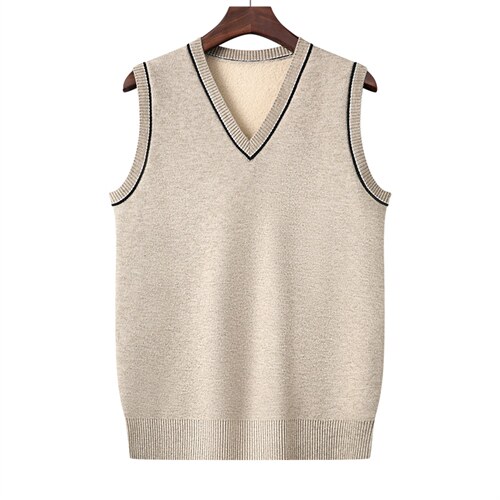 爸爸装毛衣马甲中年男士背心中年人针织衫老人坎肩马夹HPN997-P80，男装背心/马甲，电商B212（原钱塘6029）