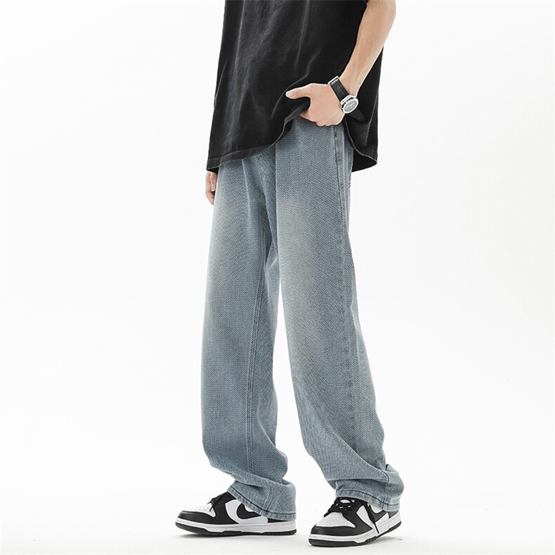 B258-D272-P50控68抖音品质牛仔裤面料成分78%棉22%聚酯纤维,男装牛仔裤,电商B258