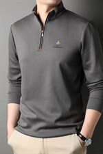 G99613男式秋季服装新款长袖T恤青年翻领卫衣四季打底体恤P65，男装卫衣，电商B360