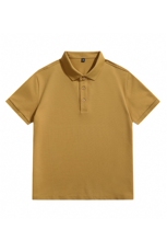 品质常年款得物白底图纯色光版翻领短袖polo衫男t恤T0257-特P40，男装T恤，电商D342-2