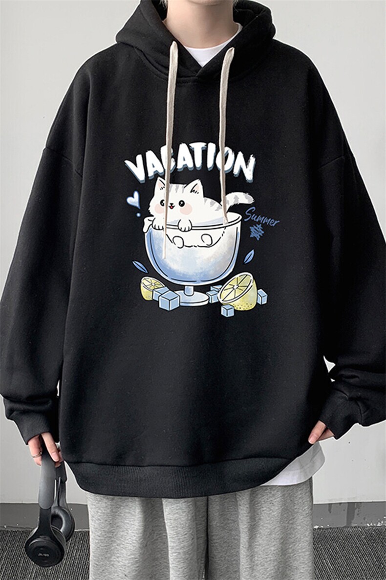 连帽卫衣男大码胖子帽衫大号运动服WY2408-P35,男装卫衣,电商A040