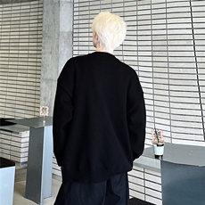 重磅亨利领套头针织衫打底毛衣长袖运动休闲男秋冬12839-P58，男装针织衫/毛衣，电商C307