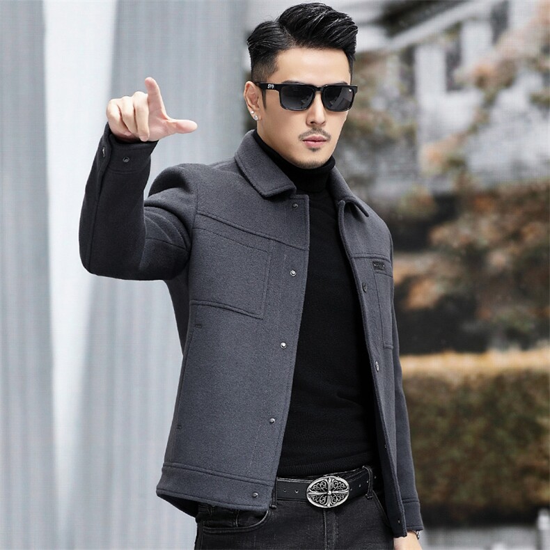 B811钱塘2020-3时尚休闲厚款百搭新款冬季中年男士夹克P280,男装夹克,钱塘207-3
