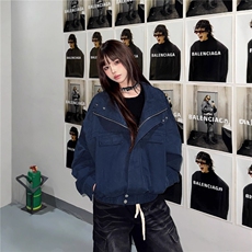 复古美式工装外套男女春季百搭短款痞帅水洗高级感夹克，男装夹克，星座1210-1