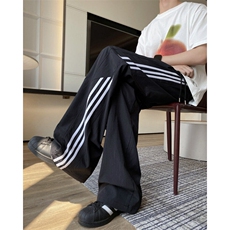 抖音品质潮流美式条纹设计速干百搭休闲裤B315-K25418-特p35控68，男装休闲裤，电商B315