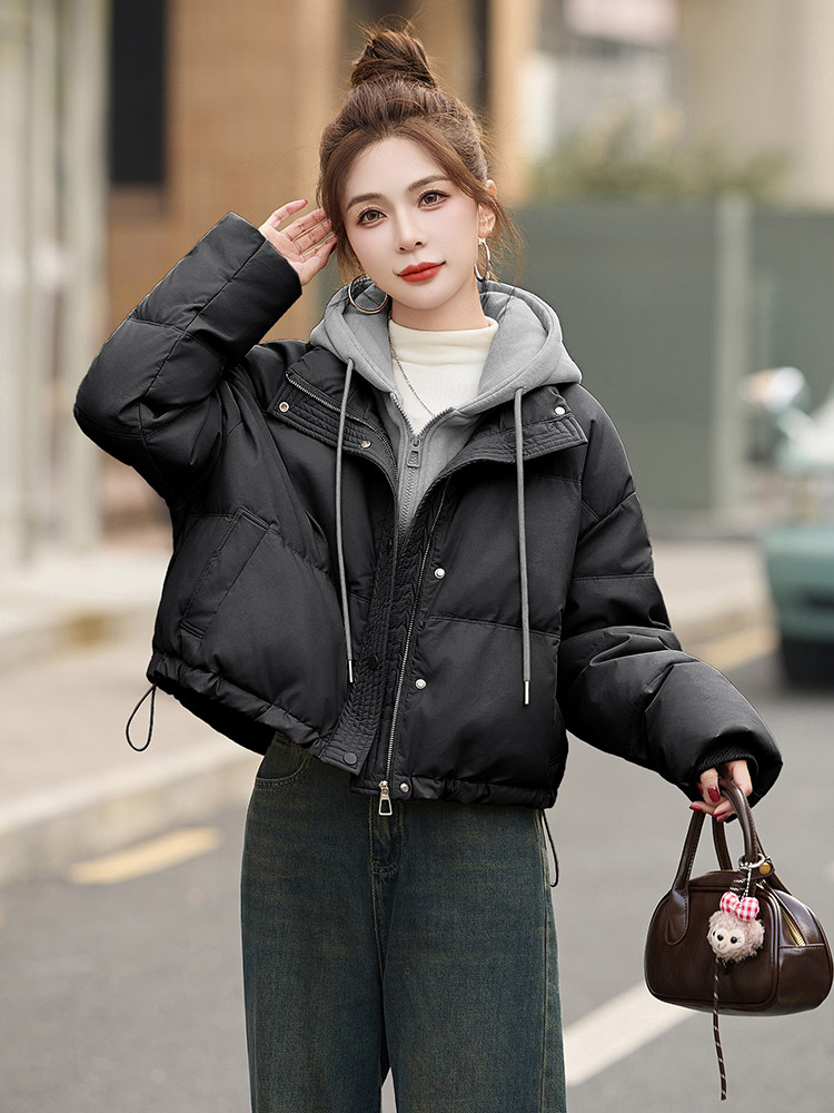 2024BAO款现货皮羽绒假两件,女装羽绒服,仟媚宠