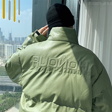 冬季青少年加绒加厚棉服简约刺绣棉衣外套男士8873-P115控价148，男装棉衣，电商A441-1