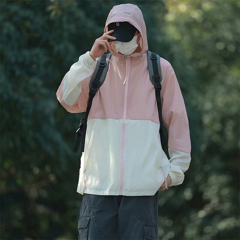 防晒衣轻薄透气运动潮牌拼色机能速干FR7705，男装防晒衣，星座1116A-1（原606A）