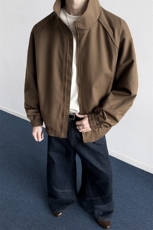 春季新款美式高街潮流飞行服男士立领夹克外套2619-P45，男装夹克，星座1403A