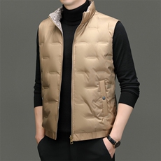 CSMJ78813钱塘2020-2秋冬季新款时尚休闲中年男士羽绒服马甲P175，男装羽绒服，钱塘207-2