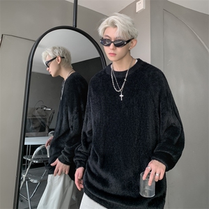 彷貂毛圆领针织衫毛衣男  CP15-特P45图片
