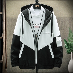 外套男春秋休闲帅气百搭夹克2021韩版外衣服男装潮Y图片