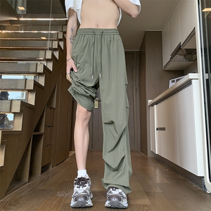 夏季新款速干冰丝降落伞裤M~4XL XZ604-KG78-特P30控58图片
