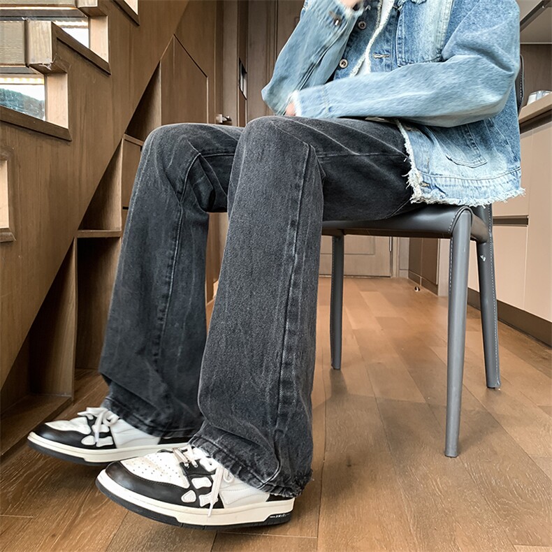 牛仔裤微喇叭直播品质B342-K9003-P45控58,男装牛仔裤,电商B342