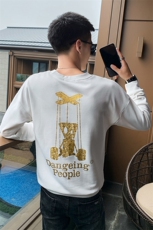WYQ01/P58控78秋社会小伙痞帅宽松韩版百搭套头休闲打底卫衣男，男装卫衣，星座102A（原电商D309-1）