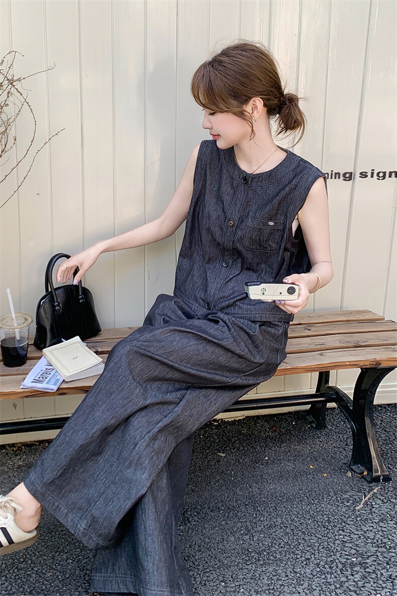 今日新品大货已出现货薄牛仔套装-2C323-1115-P155控218,女装套装/套裙,2C323