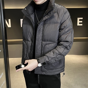冬季短款立领羽绒服男 日系面包服保暖外套Y106-P140图片