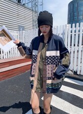 拼接款棒球服，其它，欧蒂雅克