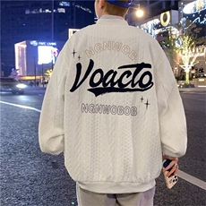 外套男生春秋冬原宿风痞帅休闲棉衣潮流棒球服CC018-P65，男装棉衣，星座911-3