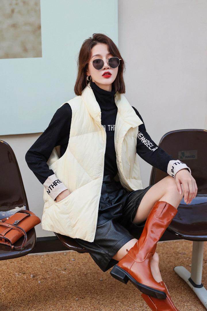 现货，90绒马甲，女装马甲，研尚