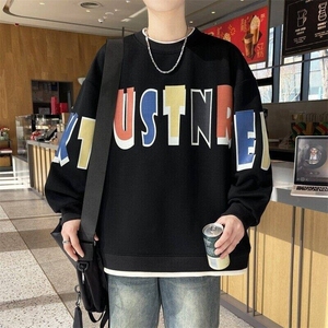 W25203-特P40港风学生青少年外套春秋时尚休闲卫衣男打底衫图片