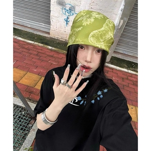万针全刺绣解构设计260克重磅双纱纯棉高品质美式高街短袖T恤特33图片