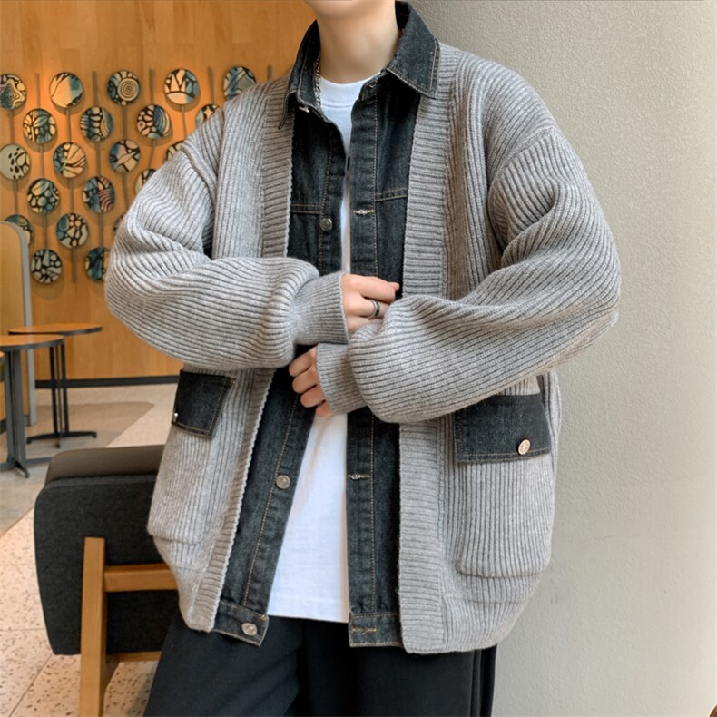 2024【新品】新品针织开衫男士休闲外套上衣1018-1-M692-P85,女装短外套,星座1018-1​