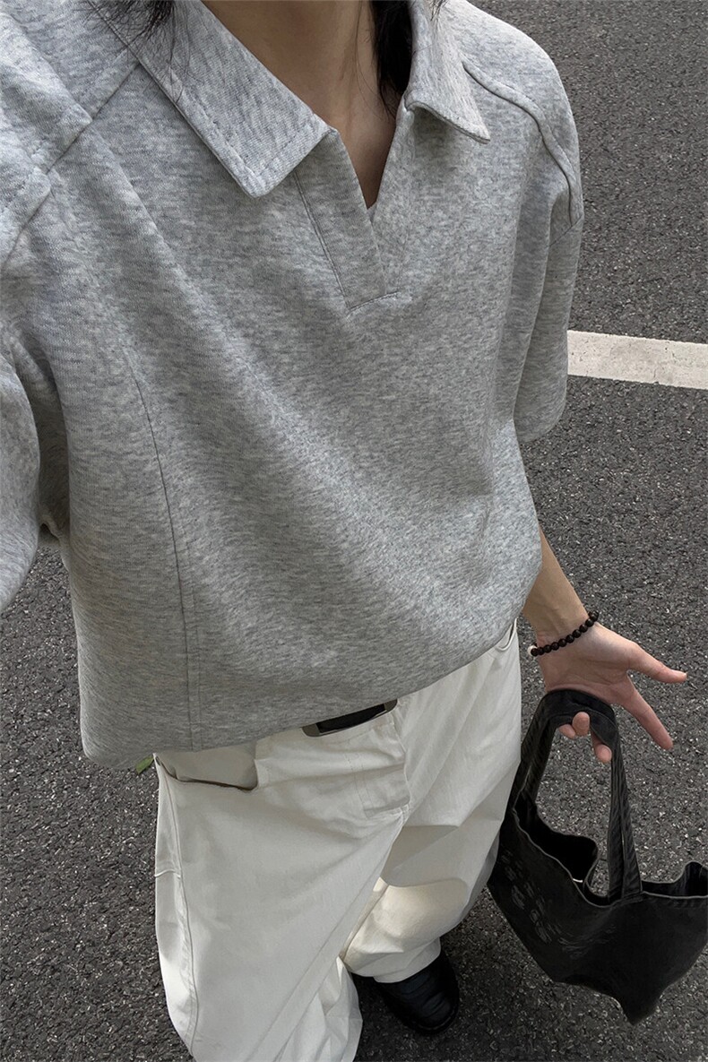 主推重磅POLO衫夏季短袖翻领半袖上衣cleanfit正肩t恤衫S419特28,男装Polo衫,电商A233-1