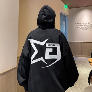 直播品质360克重磅美式印花卫衣Y202特P35 同步供应华棉P45特图片