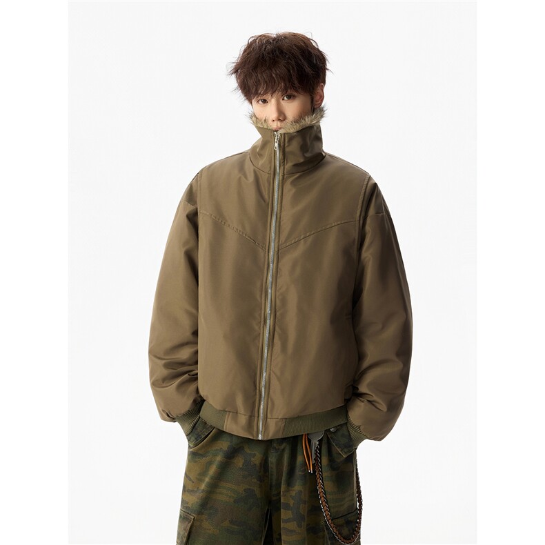 【现货】XZ1218 MM78 特价P93 美式复古解构座山雕夹克棉服图片